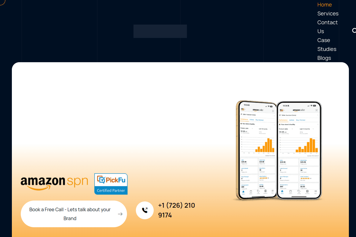 AMZ Centric website homepage